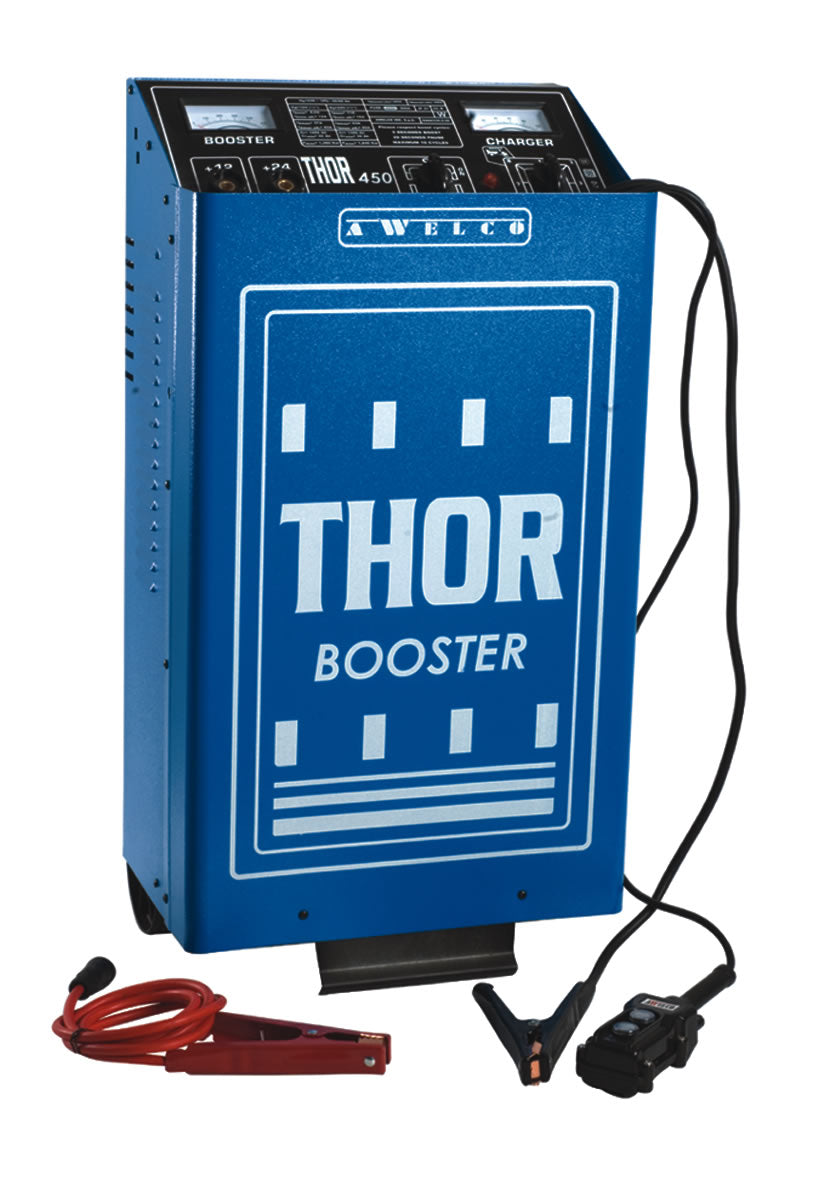 Image of Caricabatteria Avviatore Semi-Professionale 12-24V 1Ph Awelco Thor 450