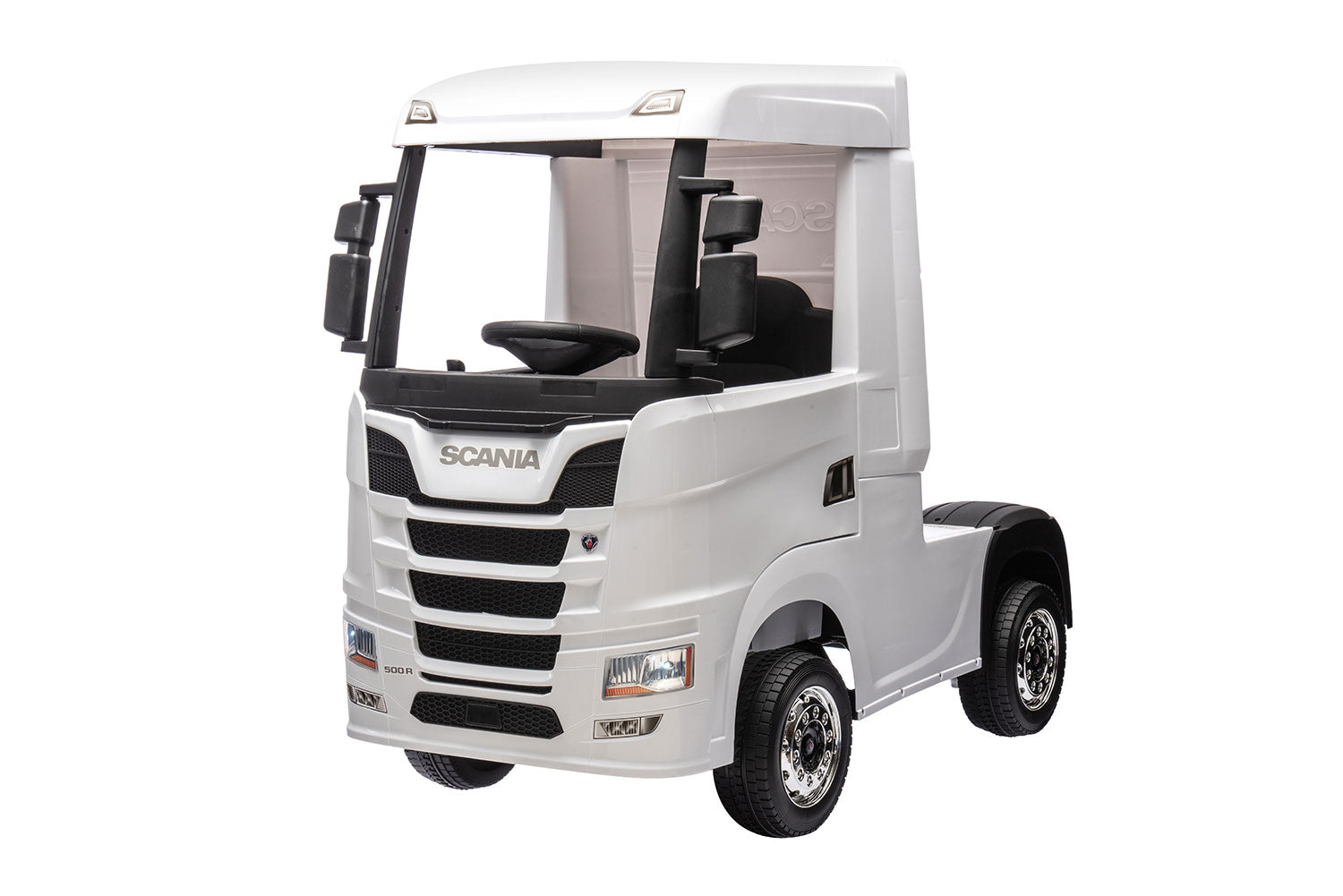 Camion Elettrico per Bambini 126x68x102 cm 24V Scania Bianco