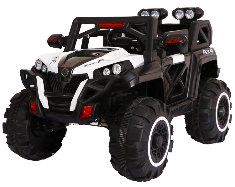 Macchina Elettrica per Bambini 12V Kidfun Fuoristrada 4x4 Bianca...
