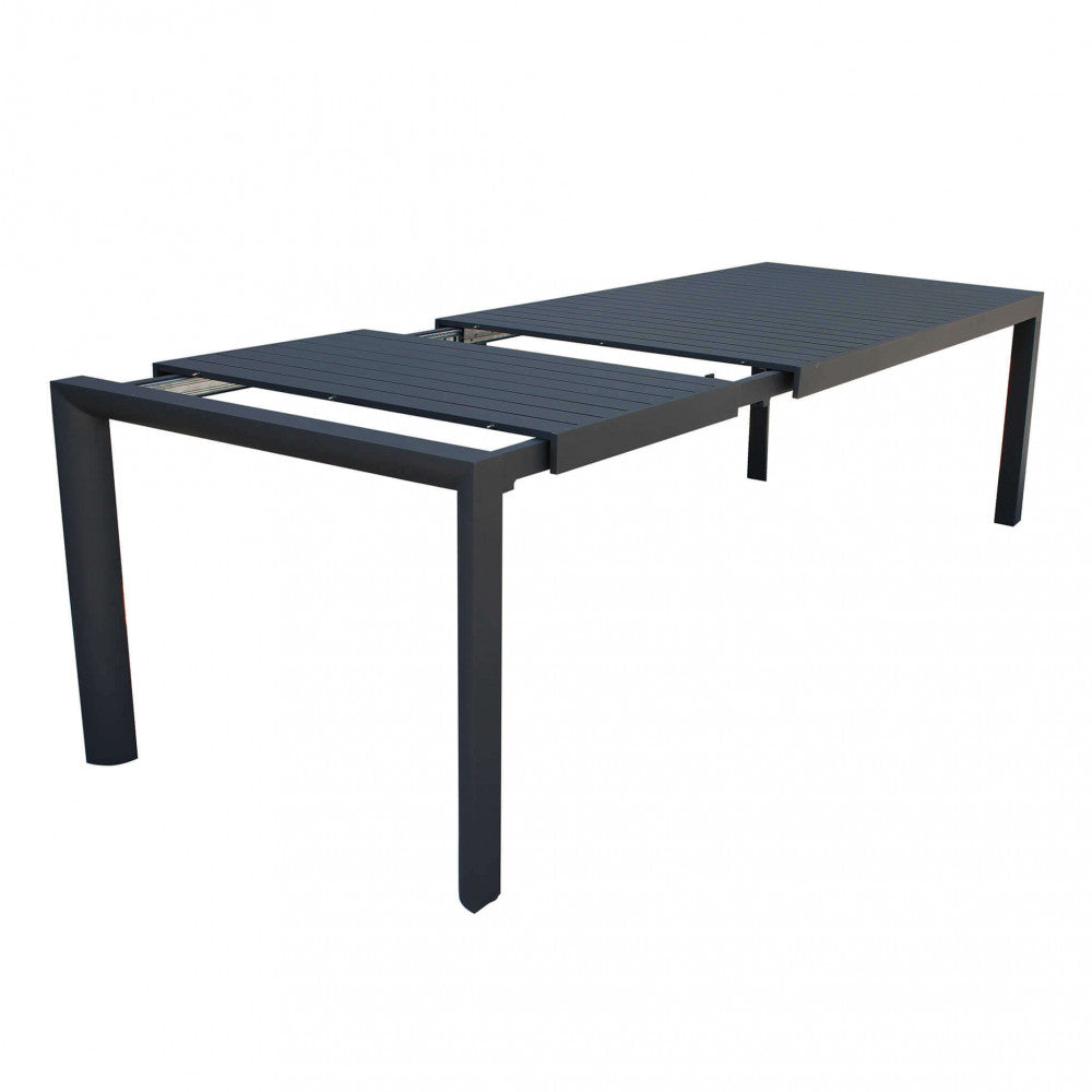 Tavolo Allungabile Houston 135/180x70x75h cm in Alluminio Antracite...