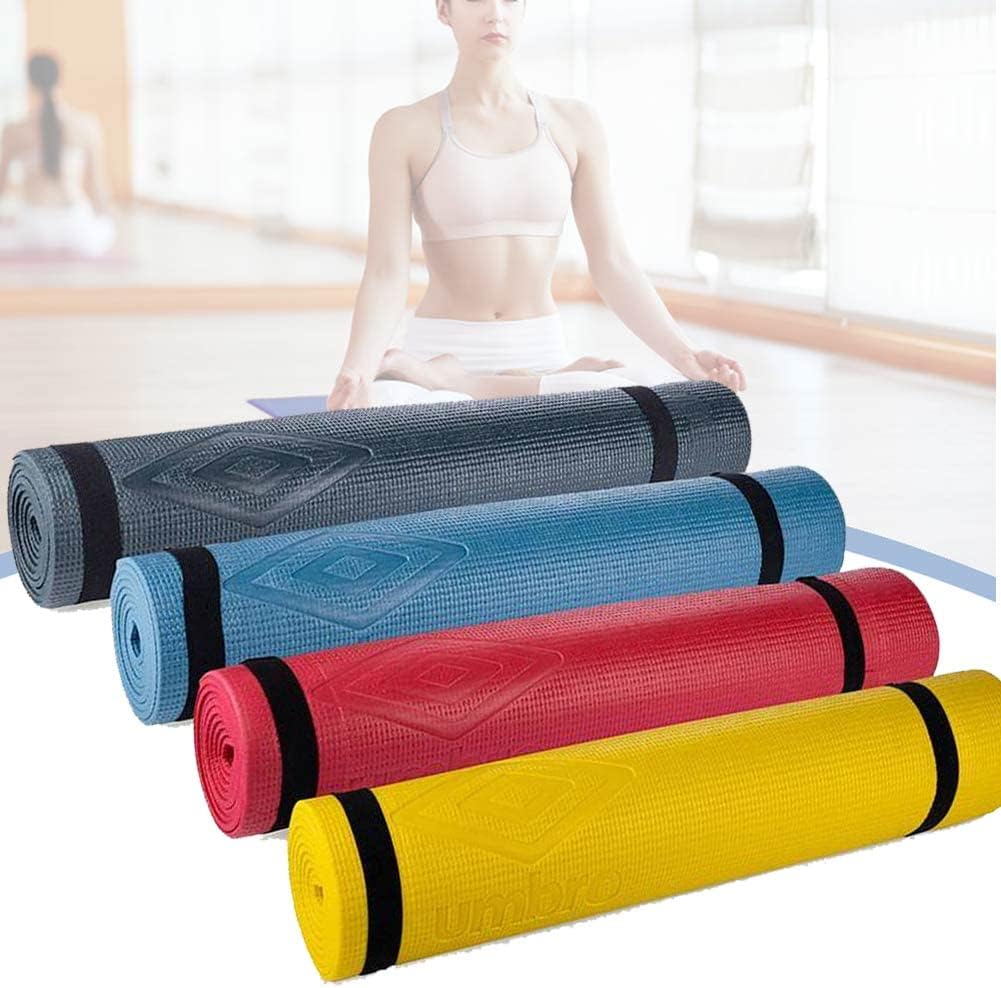 Set 2 Pezzi Tappetini Yoga Antiscivolo 175x60 cm Materassini Allenamento Fitness Colore Assortito...