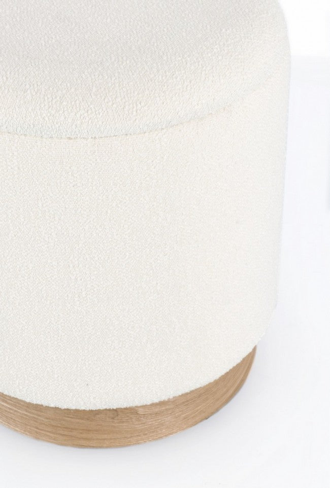 Set 2 Pouf Contenitore Zoya Bianco...