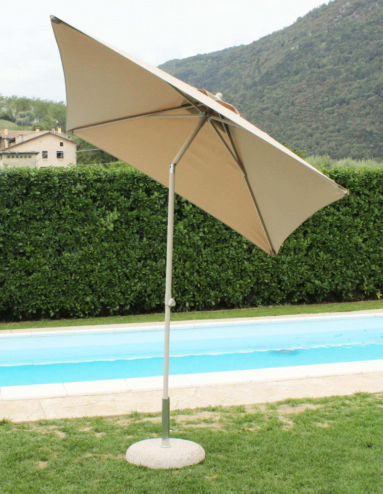 Ombrellone da Giardino Nice 2x2 m in Alluminio Tortora...