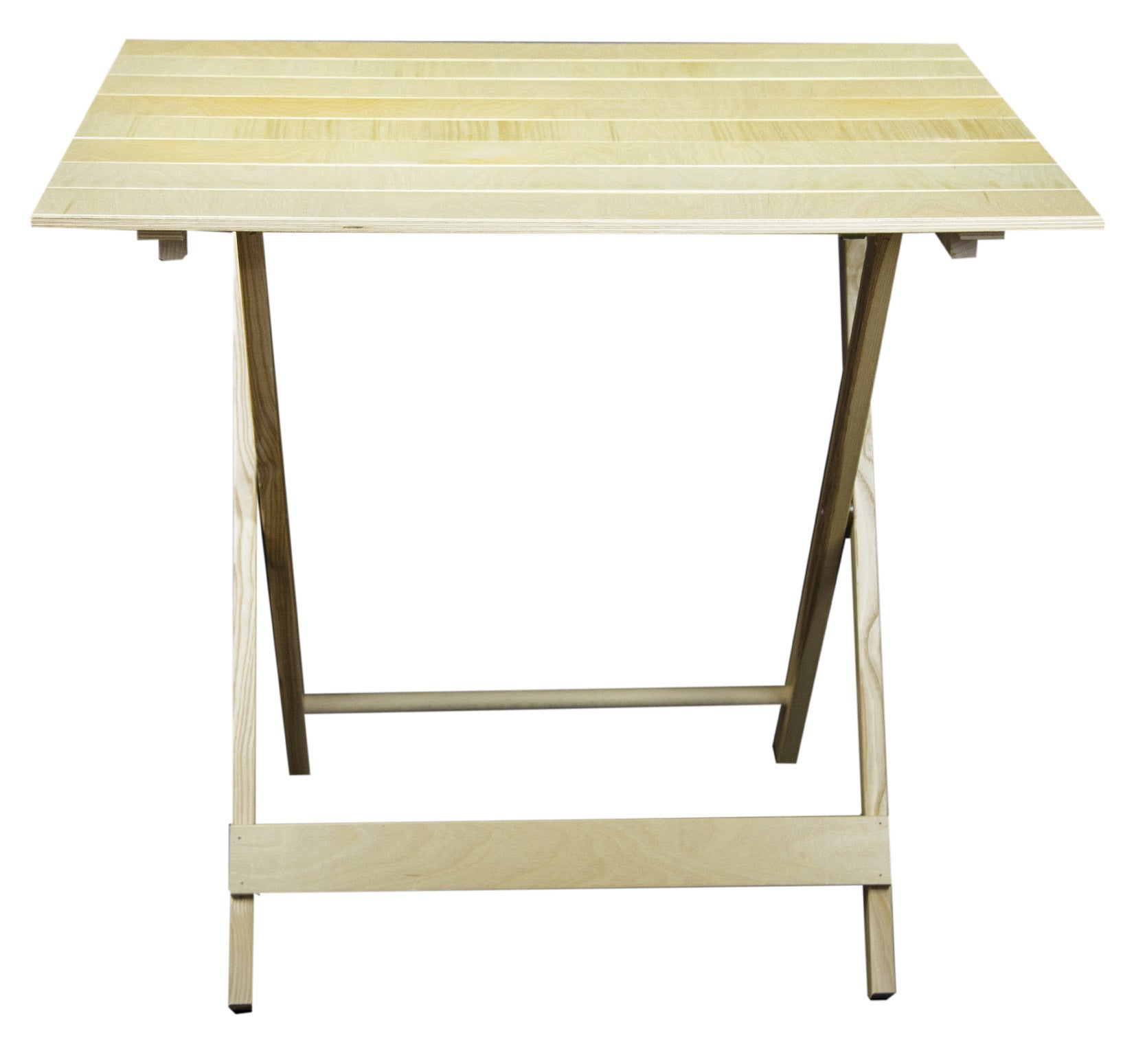 Tavolo da Giardino Pieghevole 80x60x80 cm in Legno Naturale...