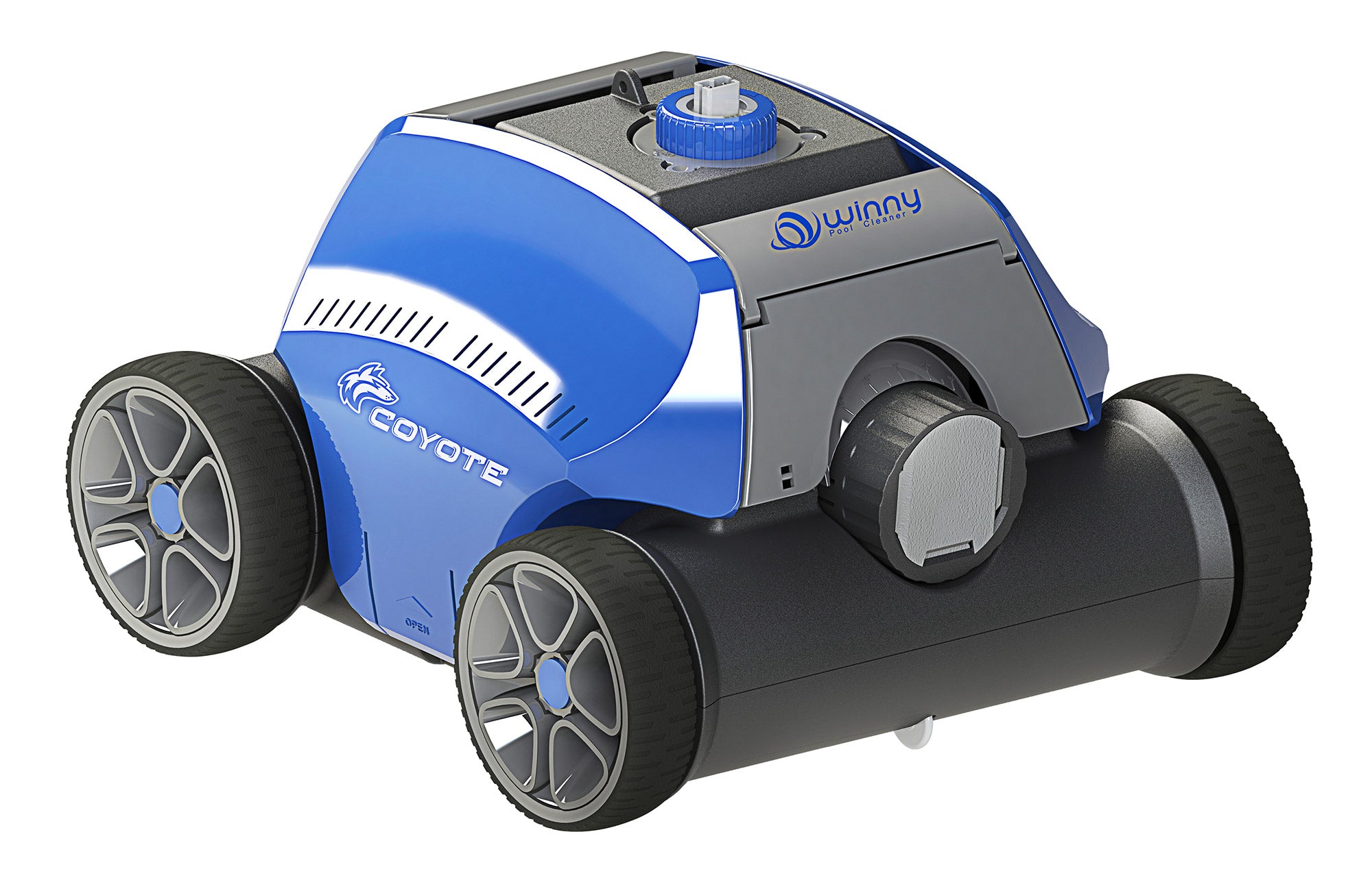 Robot Pulitore Automatico per Pulizia Fondo Piscina Autonomo Wireless Coyote...