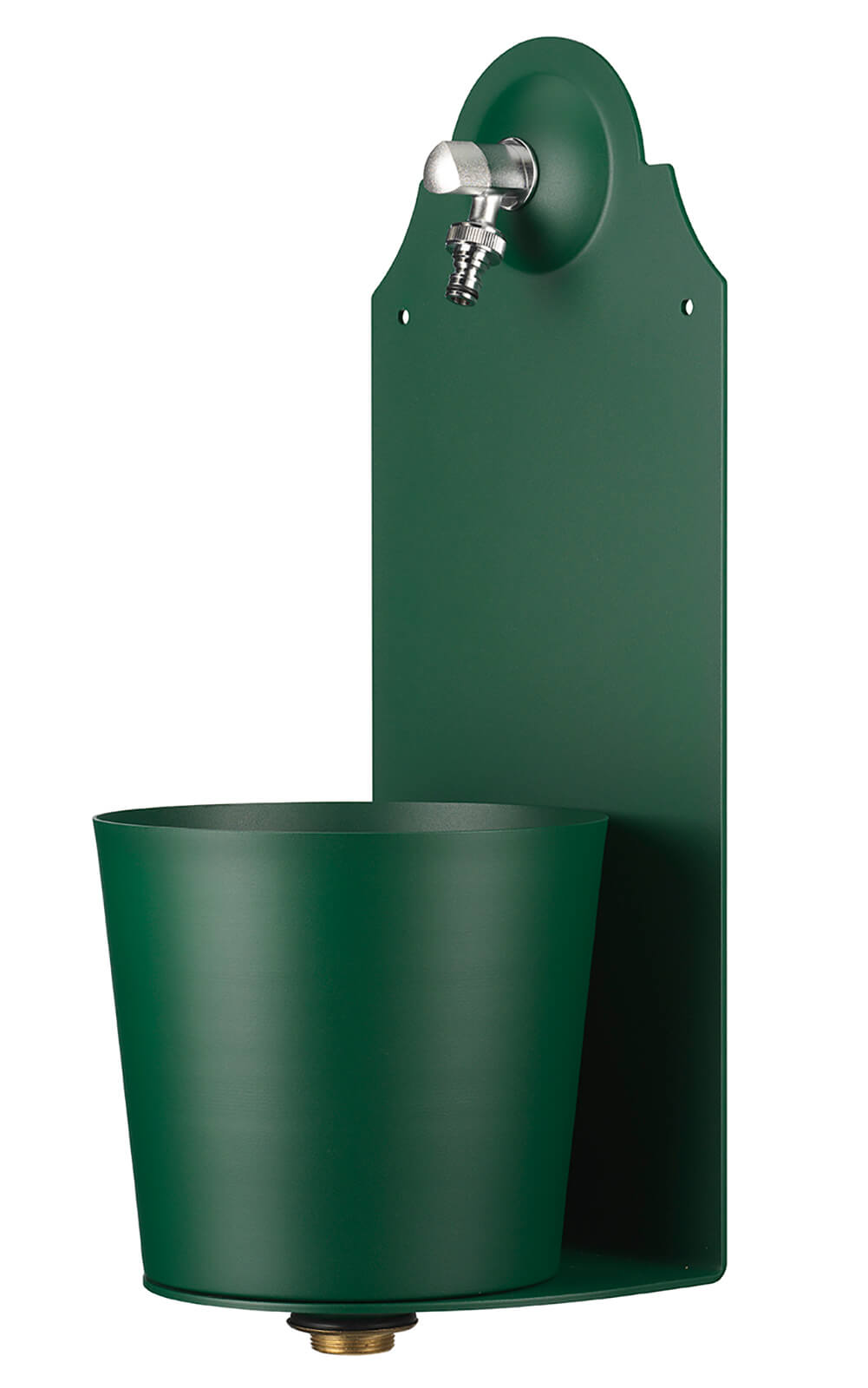 Fontana a Parete da Giardino con Rubinetto Belfer 42/PRX Verde...