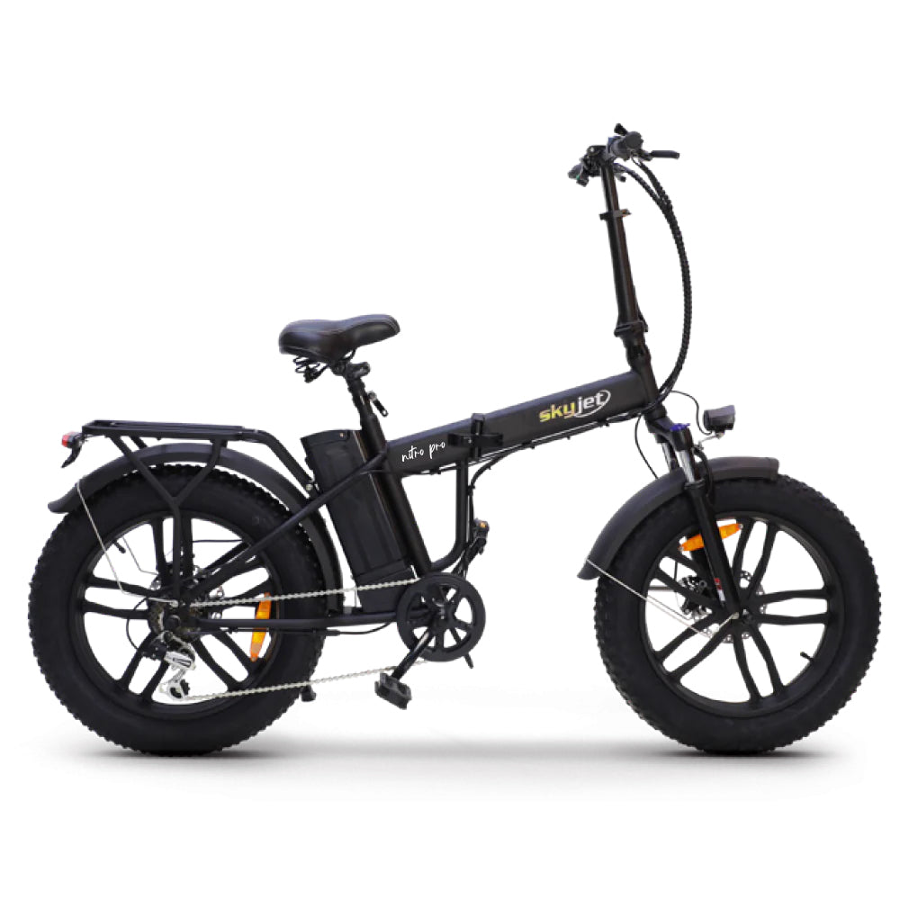Fat-Bike Bicicletta Elettrica Pieghevole 36V a Pedalata Assistita 20” 250W SkyJet NitroPro Nera...