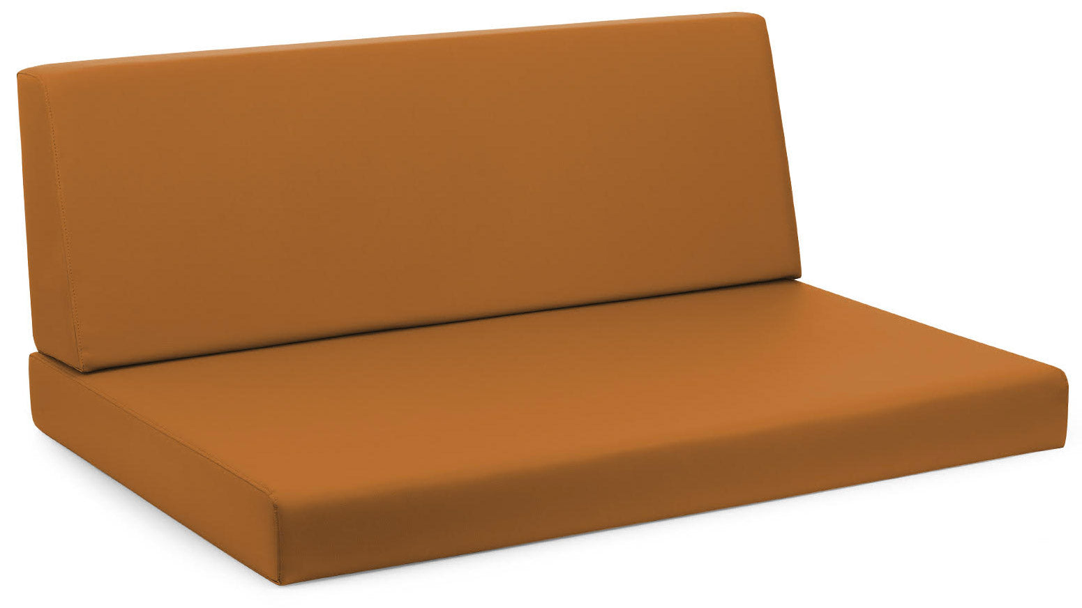 Cuscini per Pallet 120x80 cm Seduta e Schienale in Similpelle Mariotti Reforma Arancione...