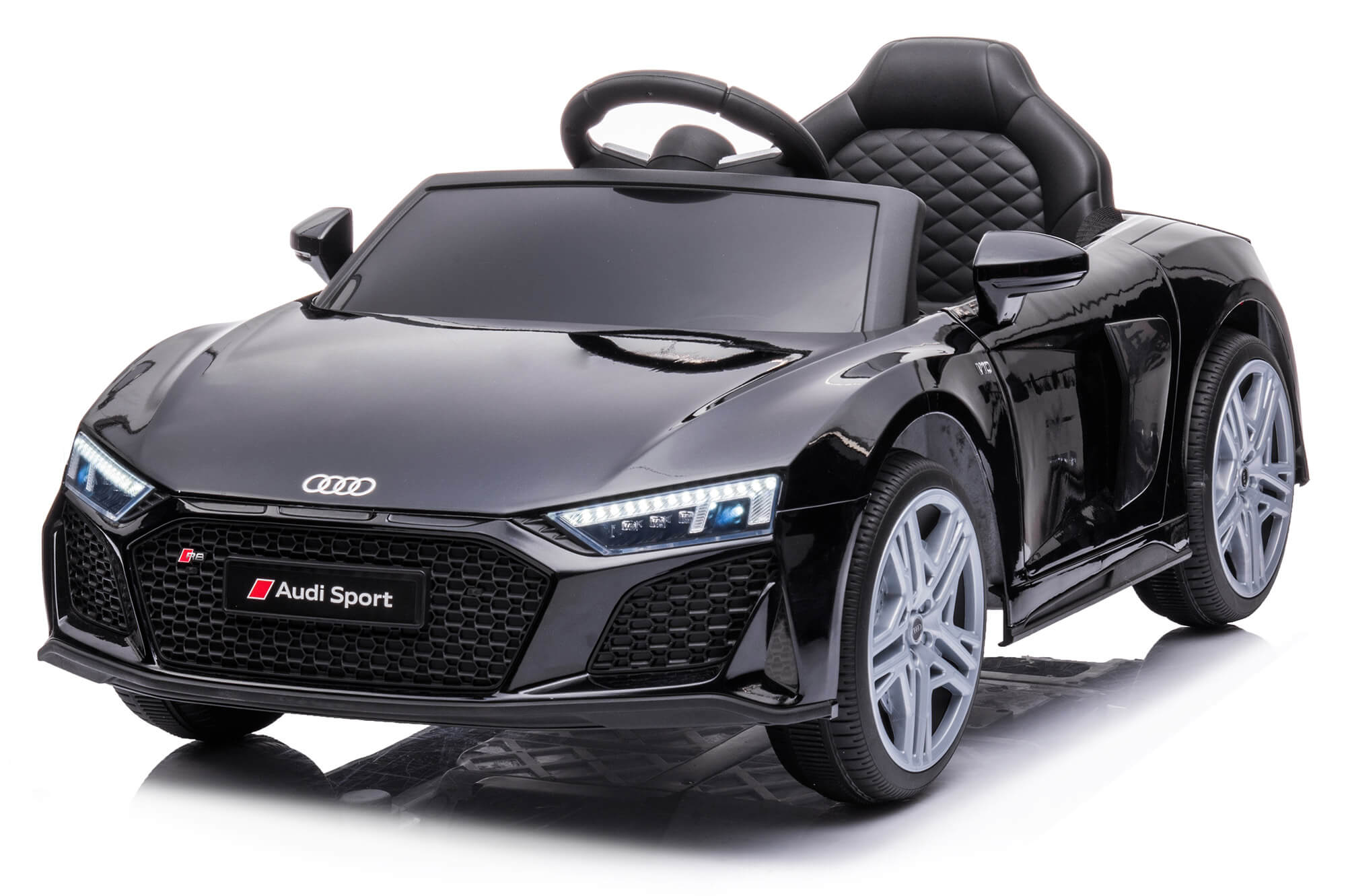 Macchina Elettrica per Bambini 12V con Licenza Audi R8 Sport Nera