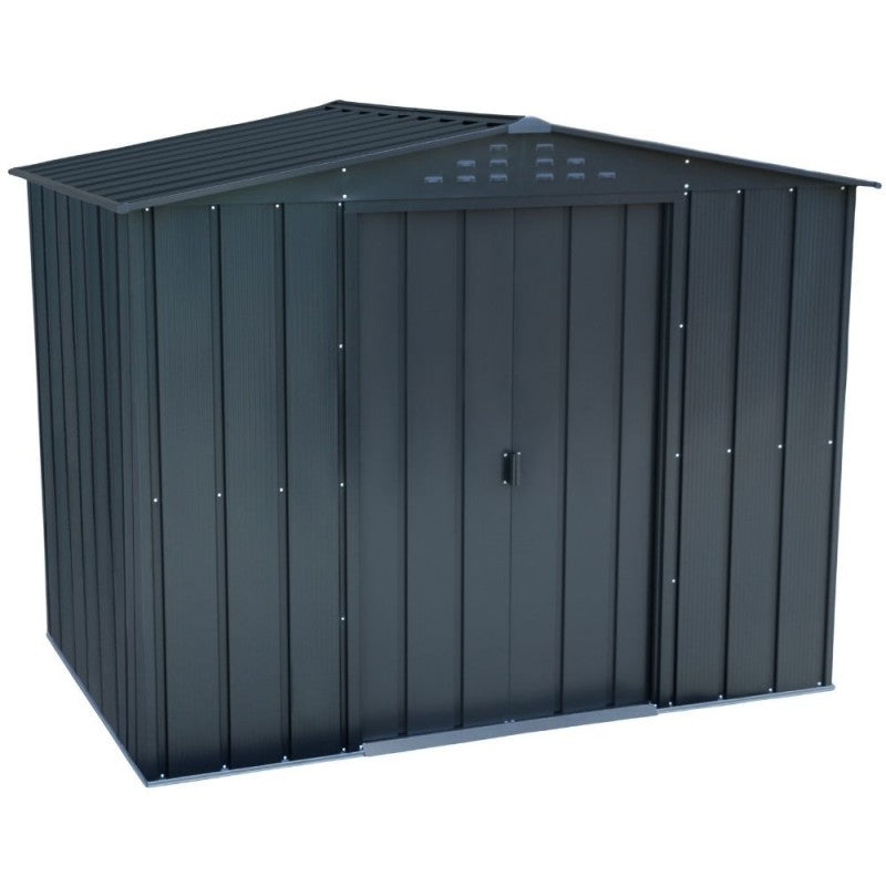Casetta Box da Giardino 183x261,6x204,5 cm in Metallo Antracite...