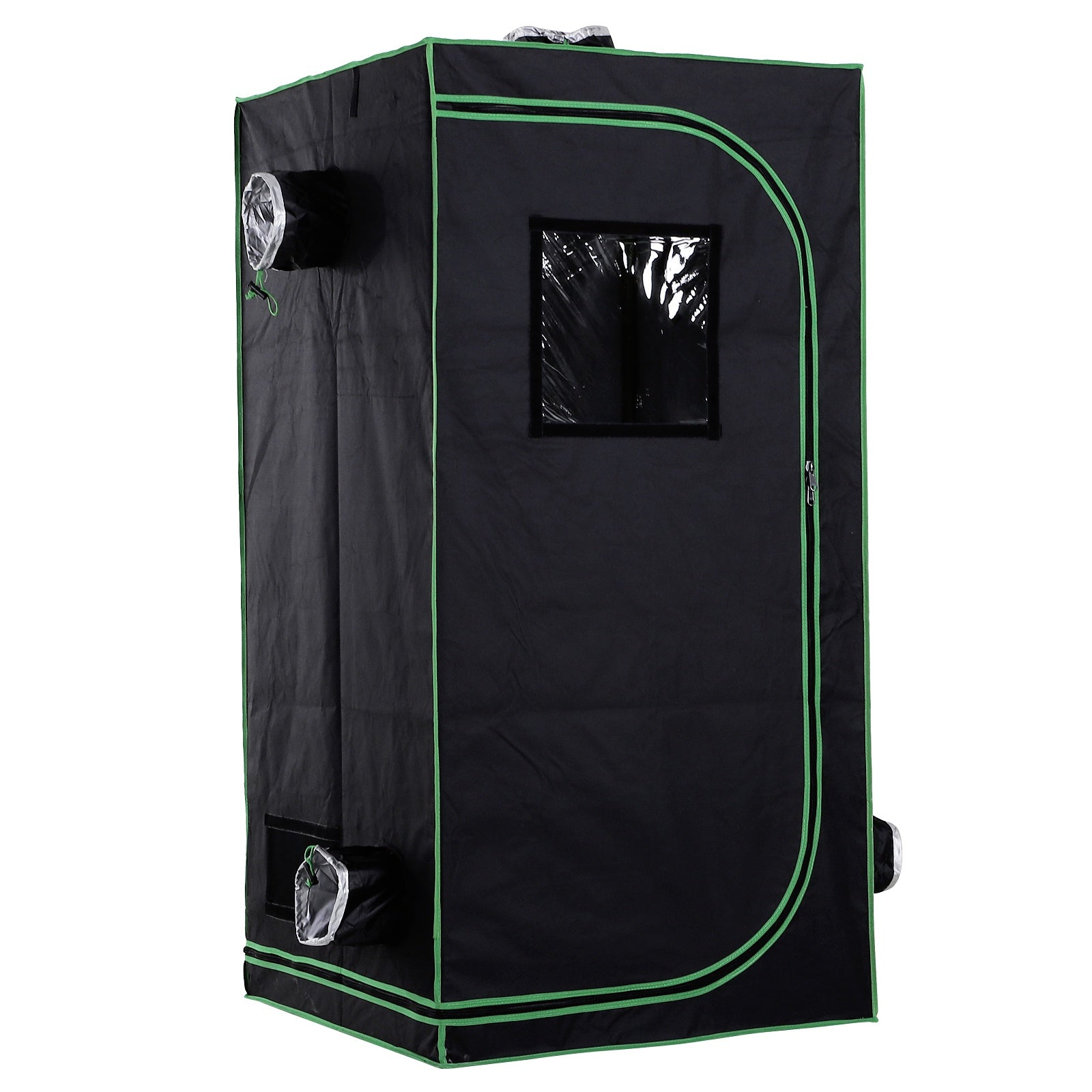 Tenda Coltivazione Idroponica Grow Box 80x80x160 cm con Cerniere Luci Illuminazione Mylar