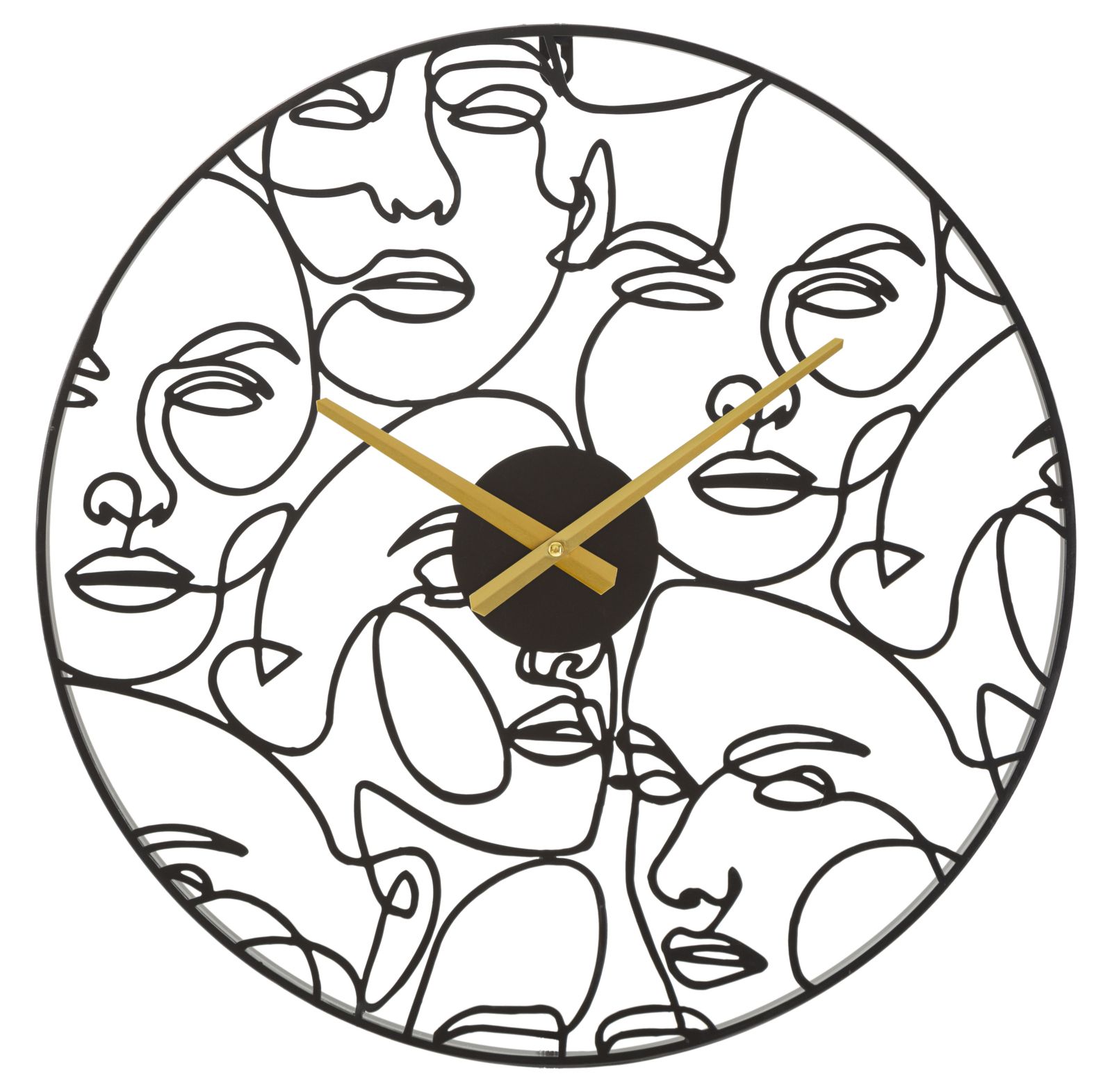 Orologio da Muro Faces Ø 50x3,5 cm in Ferro