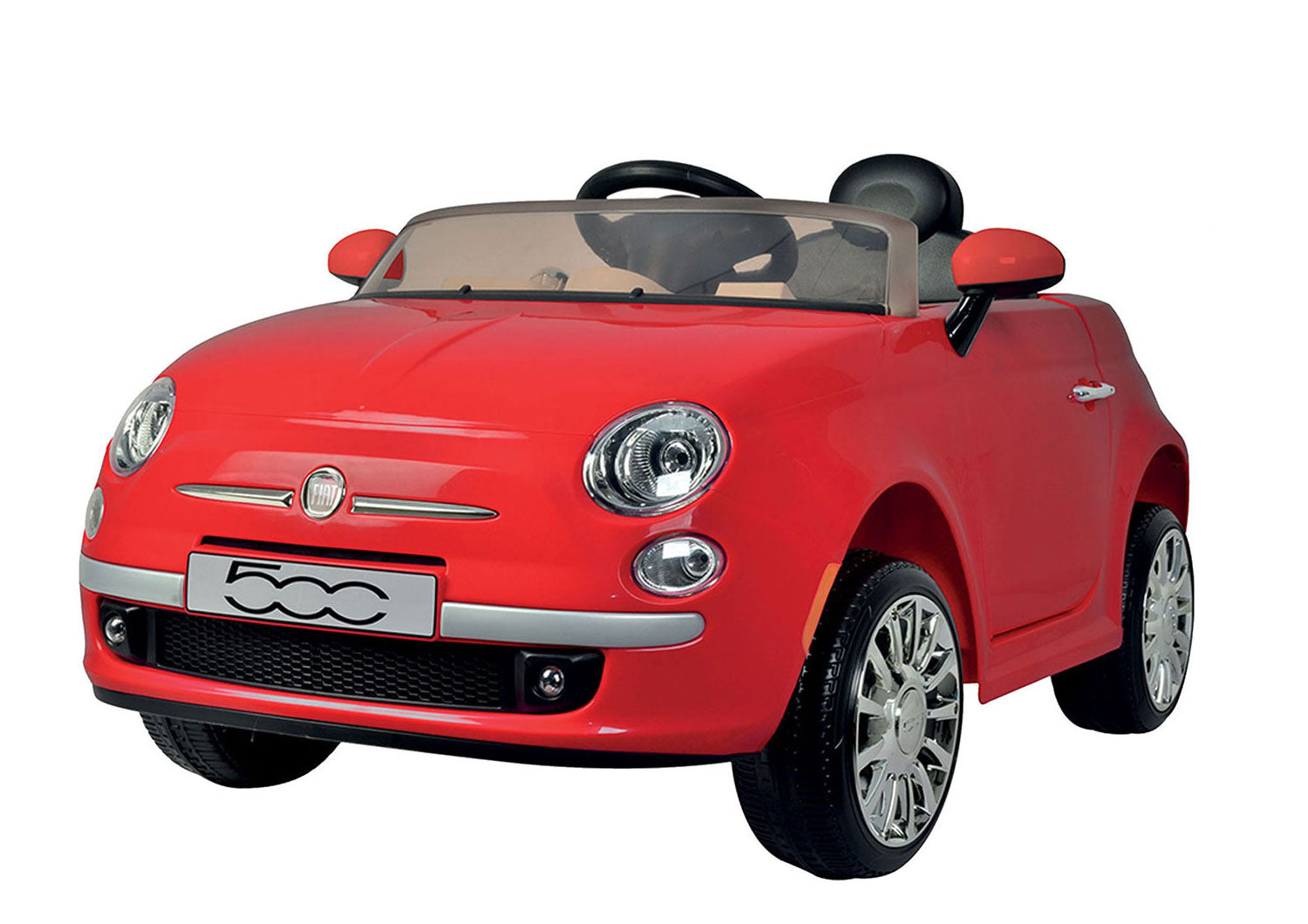 Macchina Elettrica per Bambini 12V con Licenza Fiat 500 Rossa...