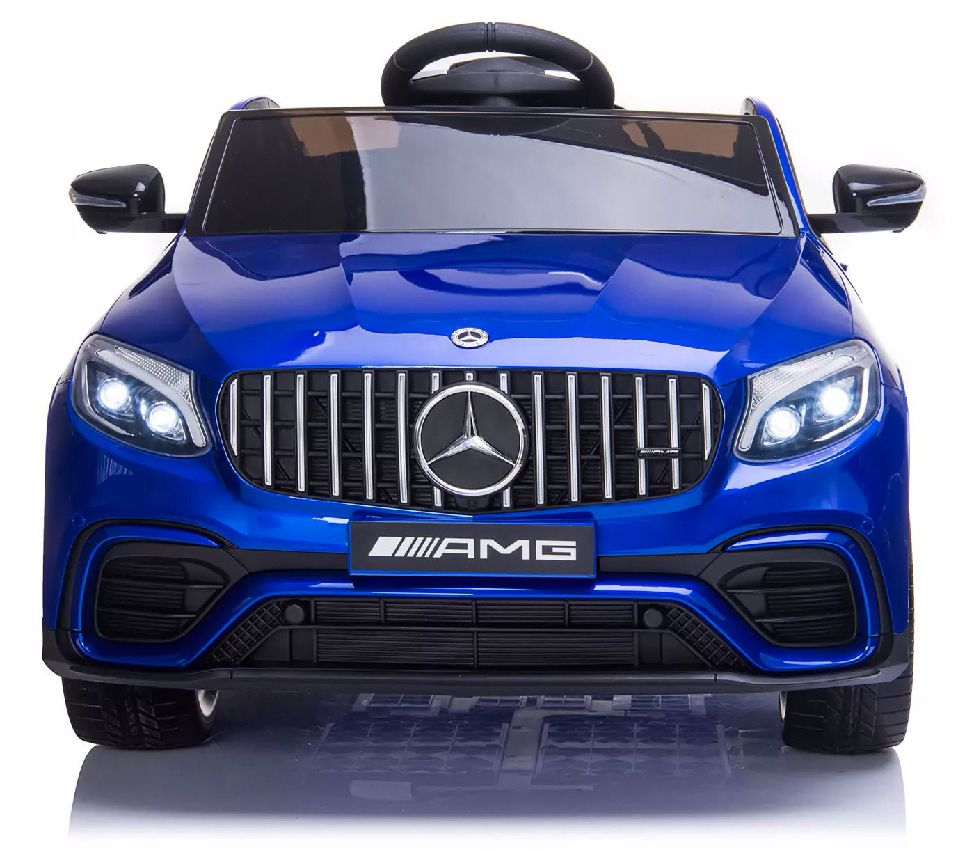 Macchina Elettrica per Bambini 12V con Licenza Mercedes GLC 63S Coupè Blu Metallizzato...