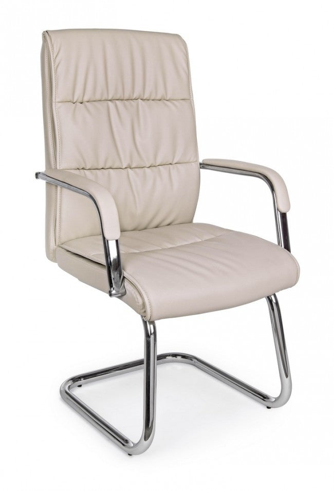 Set 2 Sedie Poltrone Attesa 58x60,5x101,5h cm da Ufficio Sydney Tortora...