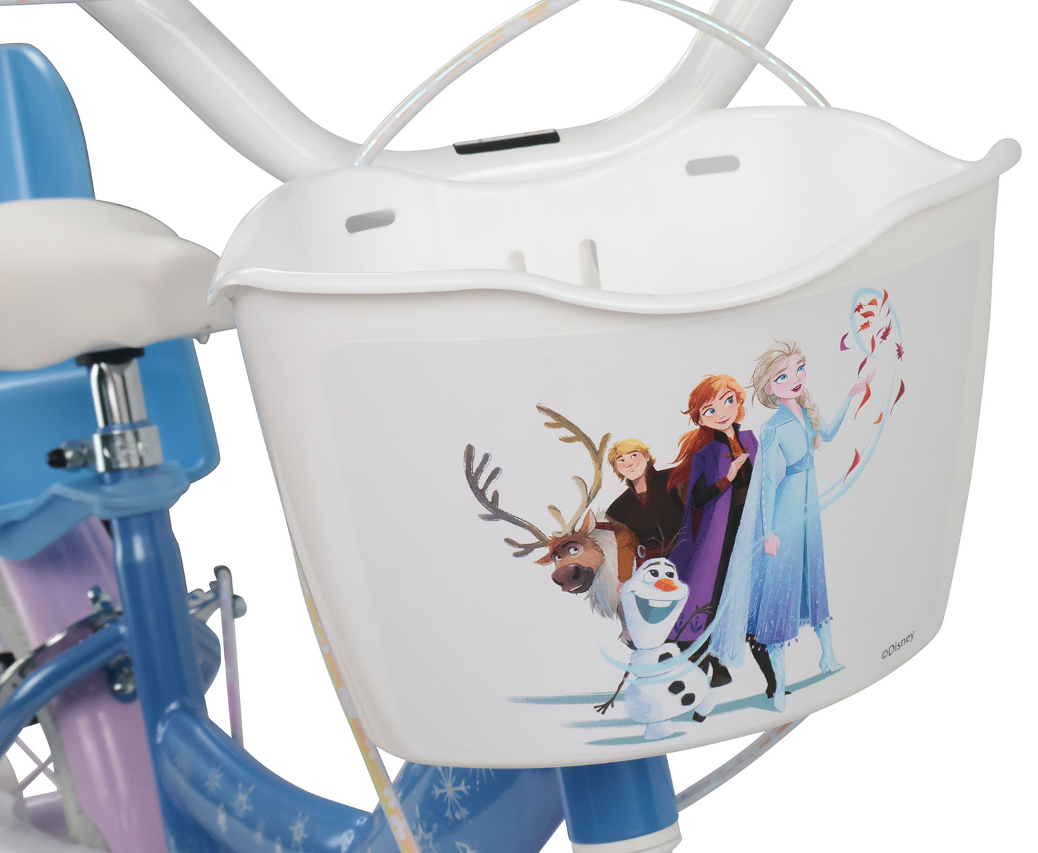Bicicletta per Bambine 14" Disney Frozen Freni Caliper e Stabilizzatori in Acciaio Hi-Ten Azzurro...