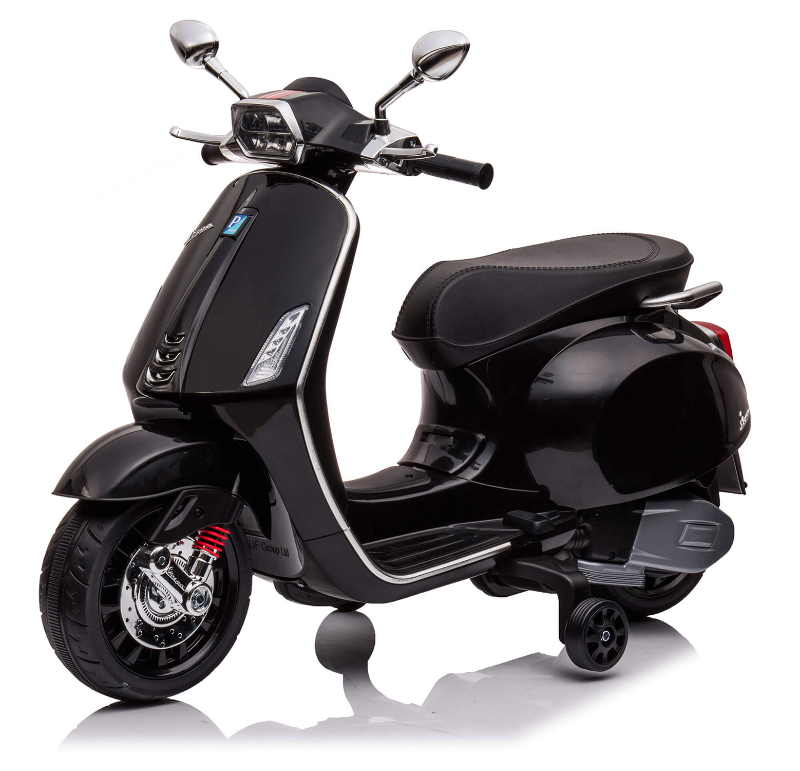 Scooter Elettrico per Bambini Licenza Ufficiale Piaggio Vespa 12V 4,5Ah Nero