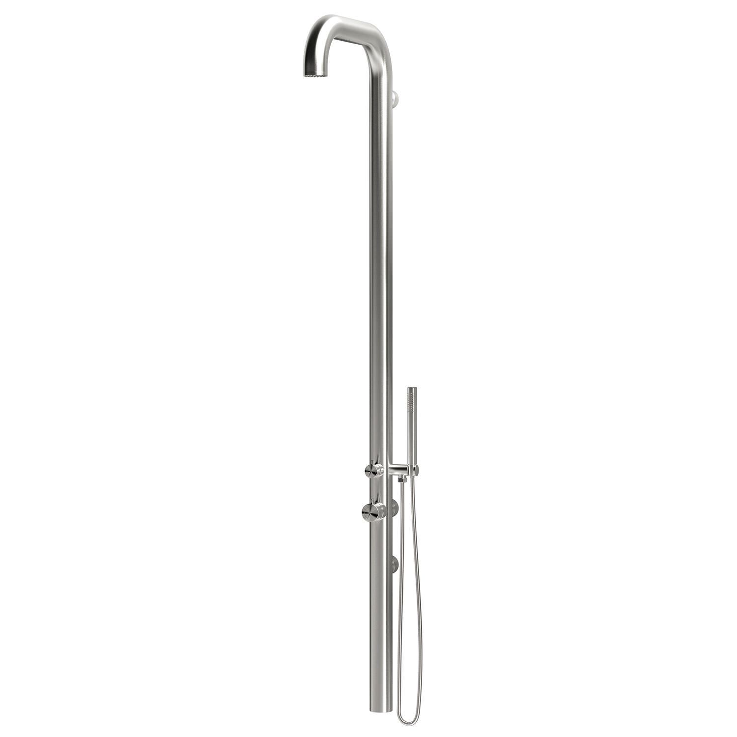 Doccia da Giardino in Acciaio Inox Montaggio a Parete Sined Chia