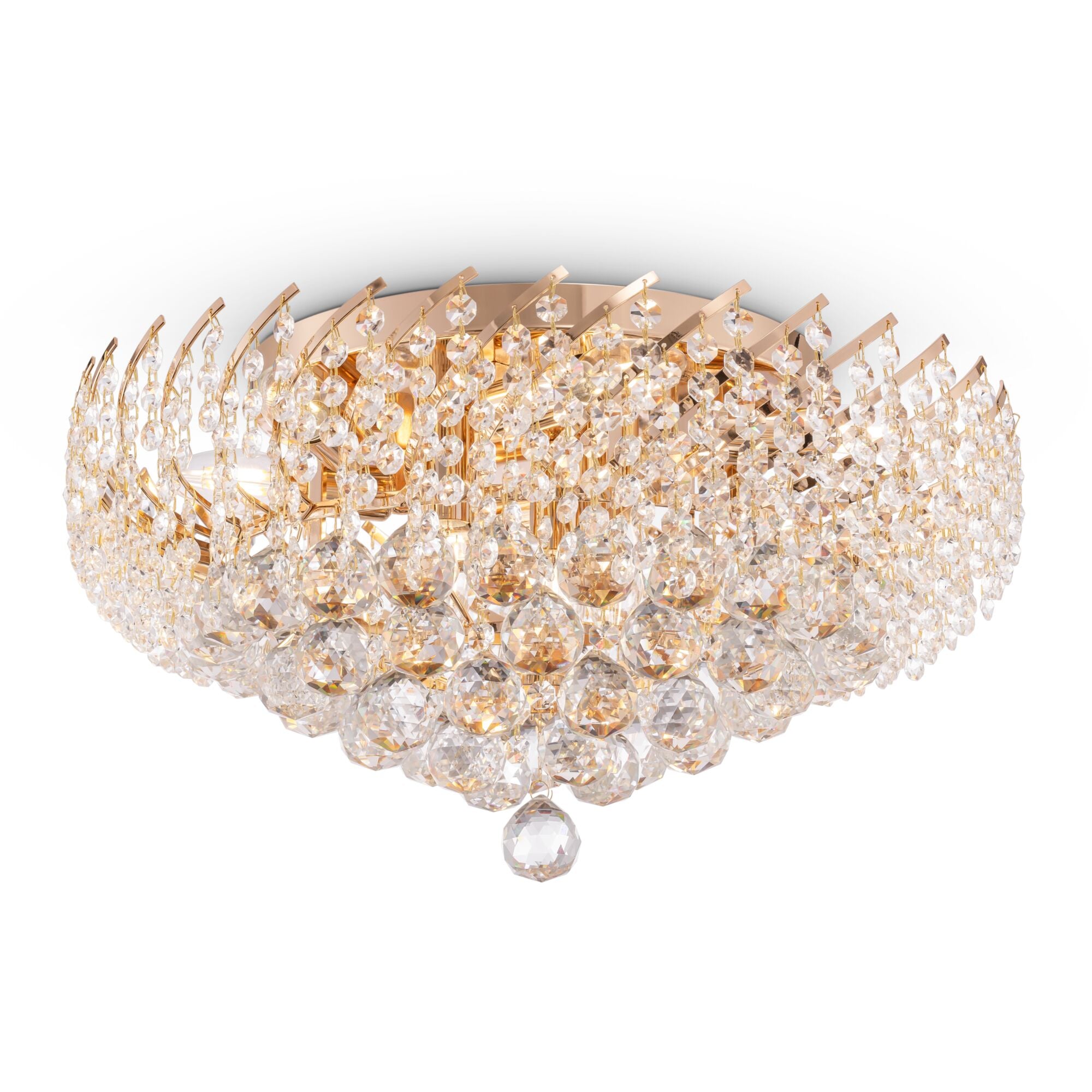 Image of Lampadario Royal Classic in Metallo Karolina Oro
