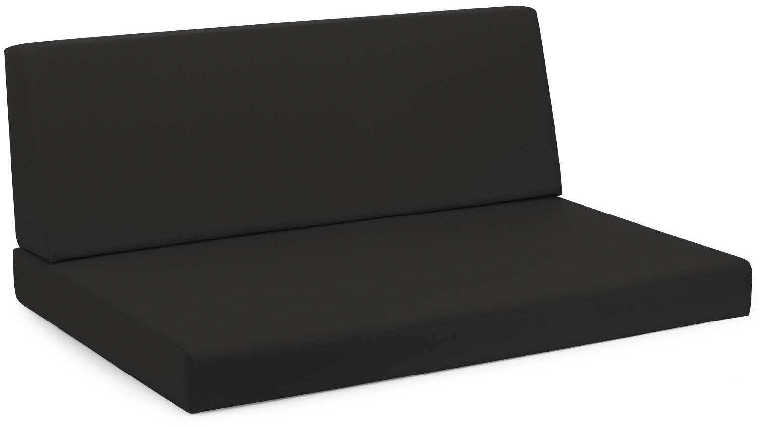 Cuscini per Pallet 120x80 cm Seduta e Schienale in Similpelle Mariotti Reforma Nero...