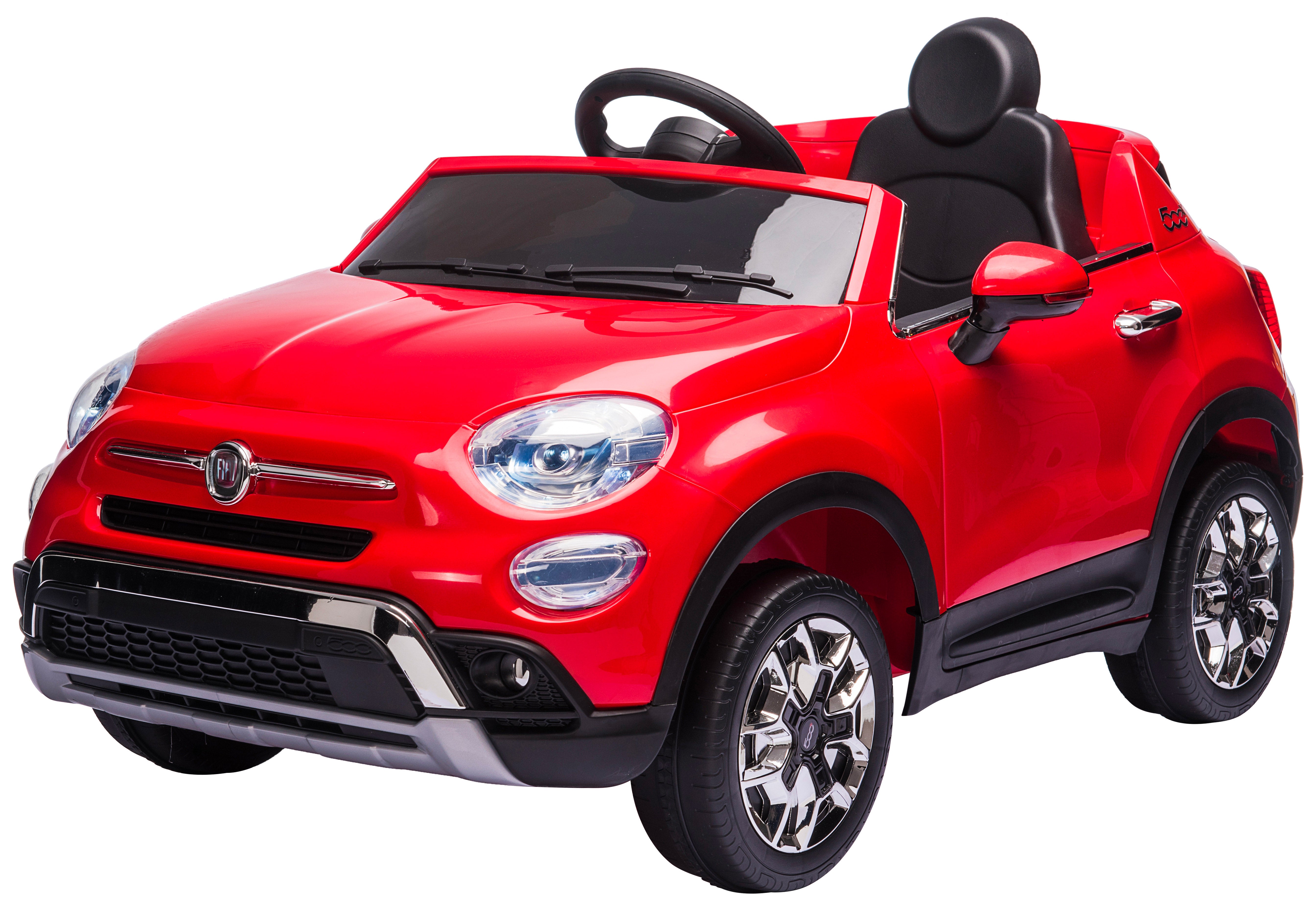 Macchina Elettrica per Bambini 12V con Licenza Fiat 500X Rossa...