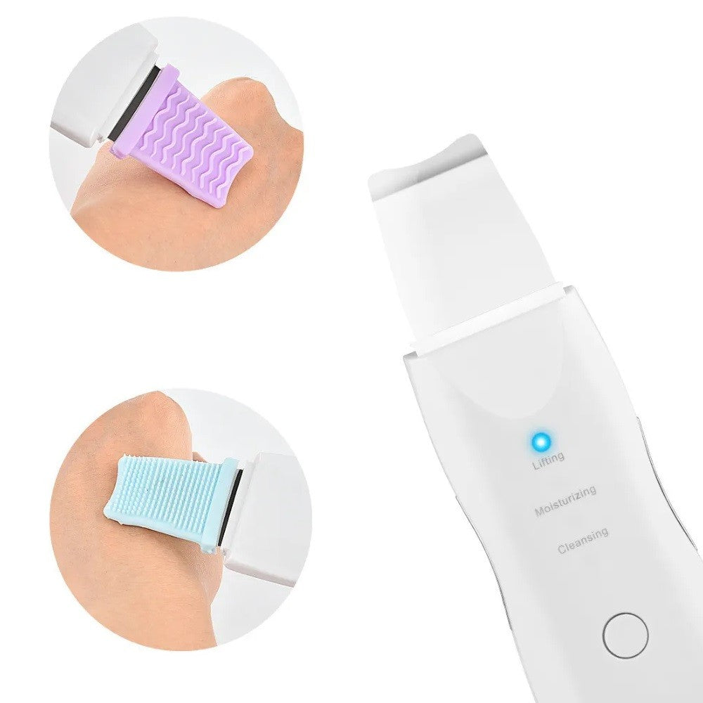 Scrubber per Pulizia del Viso Rimuove Punti Neri e Massaggiatore Facciale...