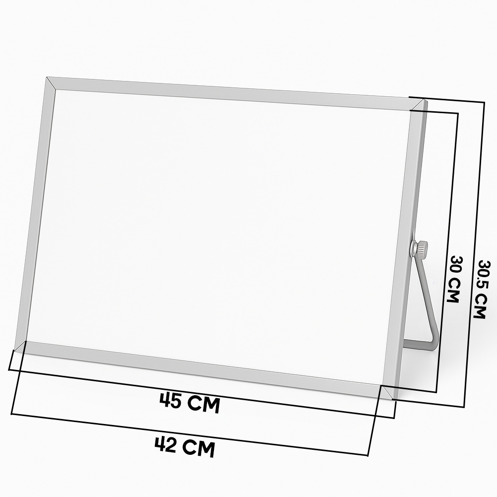 Lavagna Magnetica per Bambini 45x30,5cm da Tavolo Doppia Faccia Pennarelli e Cancellino Bianco...