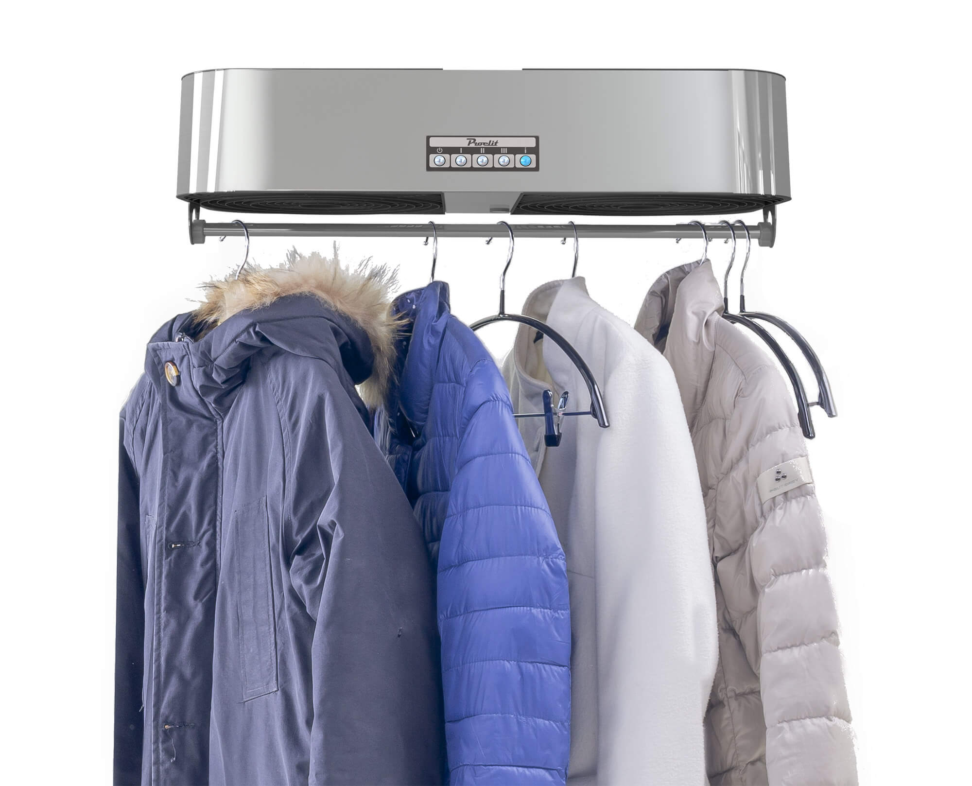Image of Asciugabiancheria asciugatrice Asciugatrice per Biancheria 2x25W Proelit Perfetta Parete