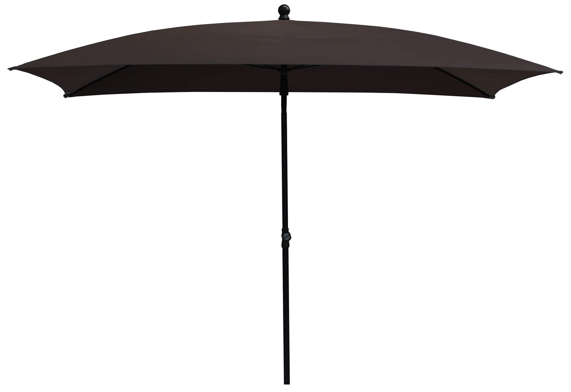 Ombrellone da Giardino 2,4x1,5 m Palo Ø27 mm in Acciaio Maffei Kronos Tortora