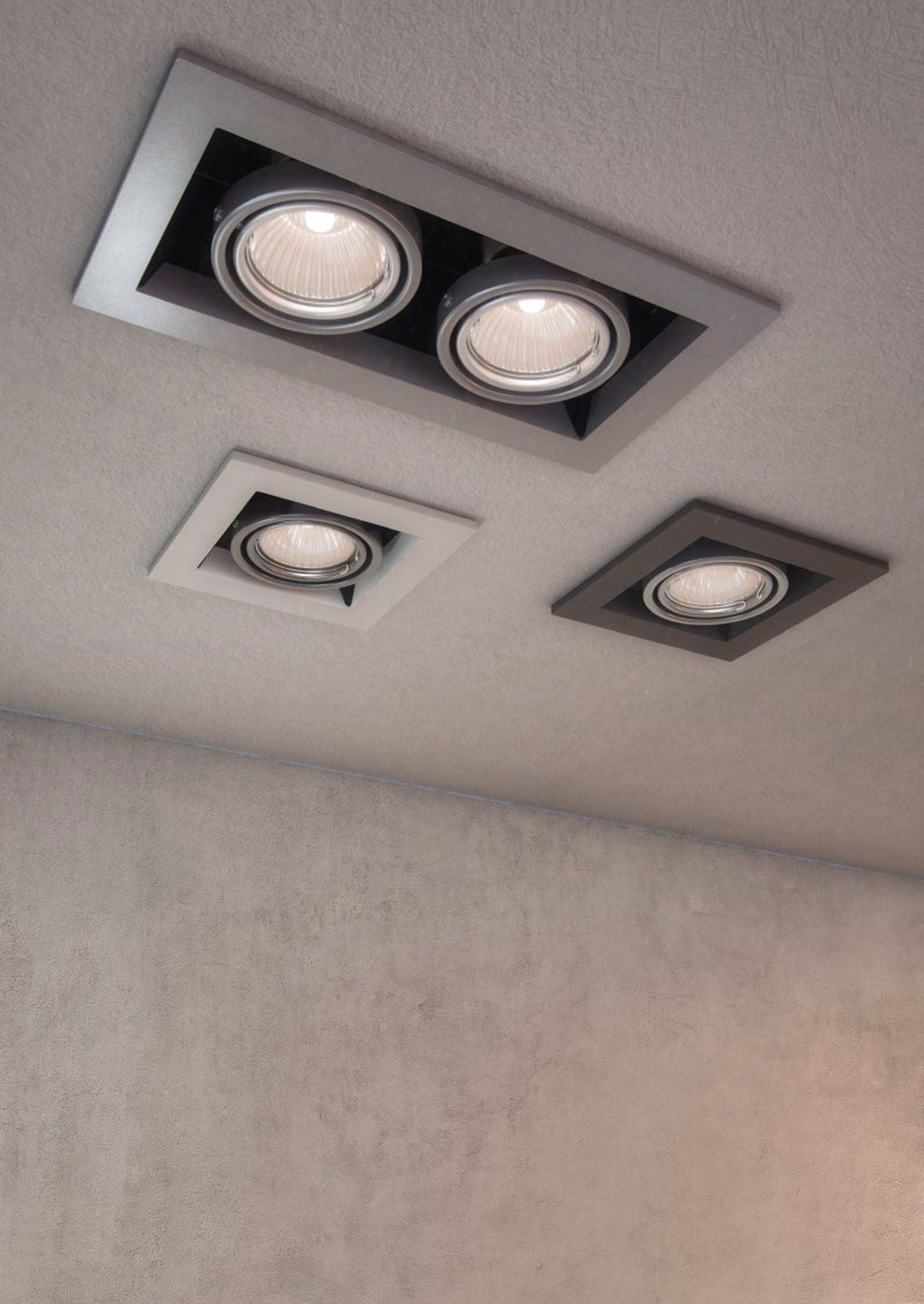 Faretto da incasso Downlight in Metallo Metallo Modern Nero...