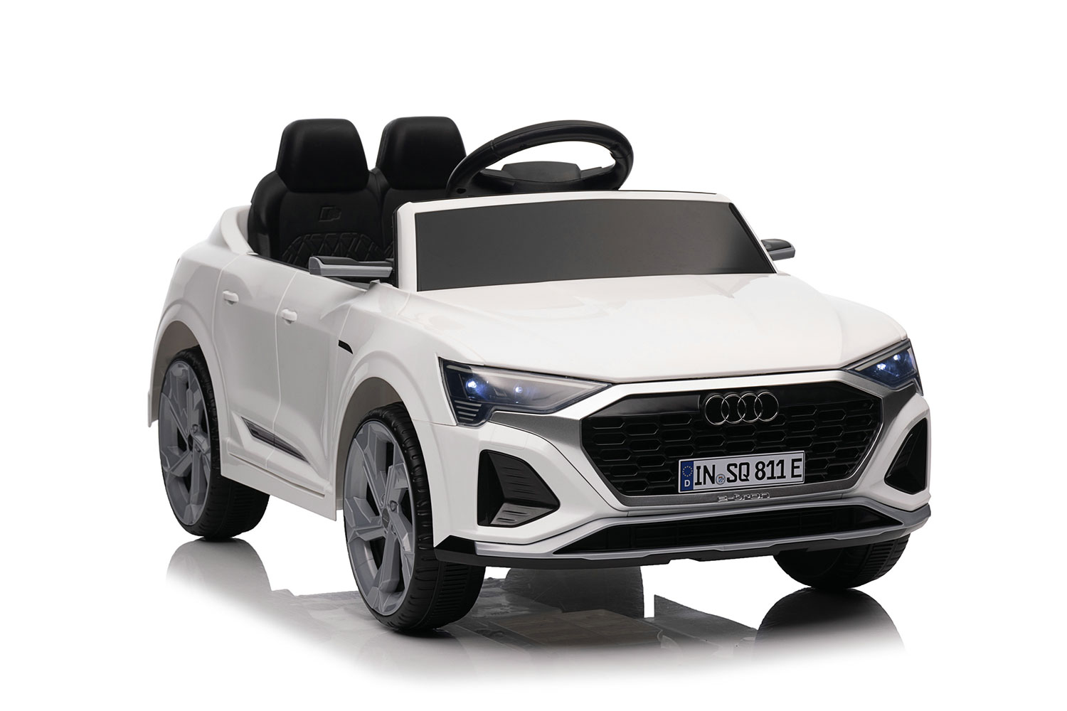 Macchina Elettrica per Bambini Licenza Ufficiale Audi SQ8 12V 4,5Ah Bianco