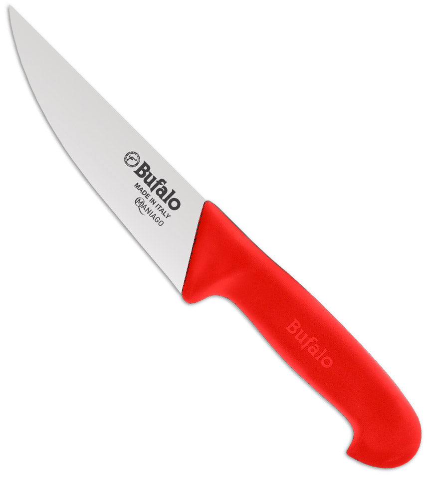 Image of Coltello per Pelare Lama 18 cm Bufalo Emilia S42/18 Manico Rosso