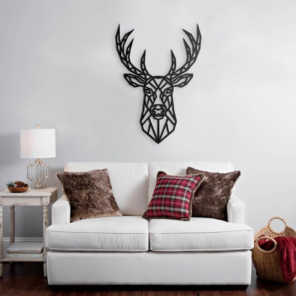 Cornice decorativa 62x87 cm cervo nero...