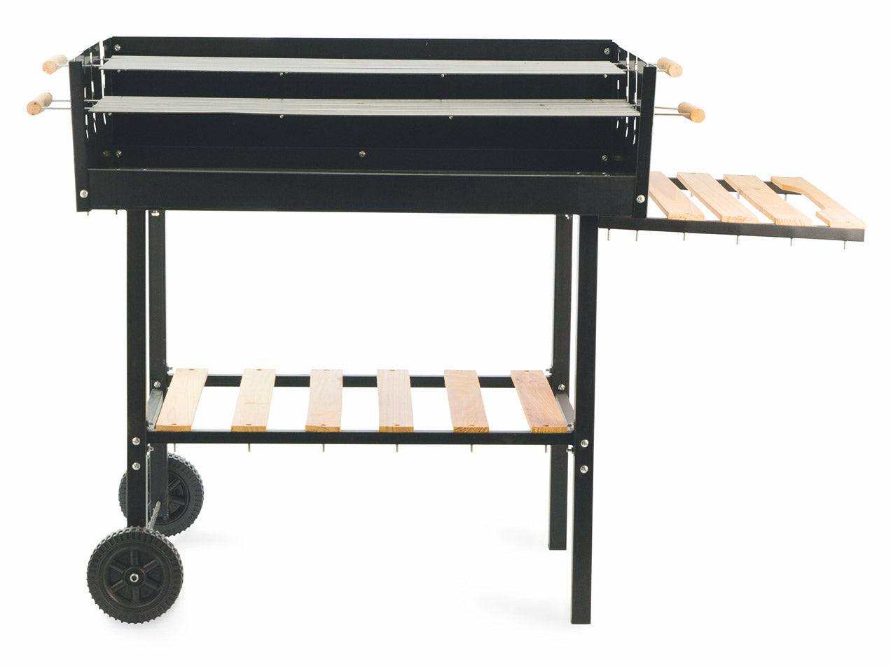 Barbecue a Carbone con 2 Griglie in Acciaio Soriani Sun-Day...