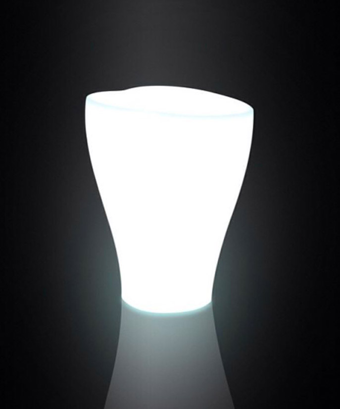 Image of Sgabello da Giardino Luminosa 37x47 cm in Resina Arkema Felix Solar