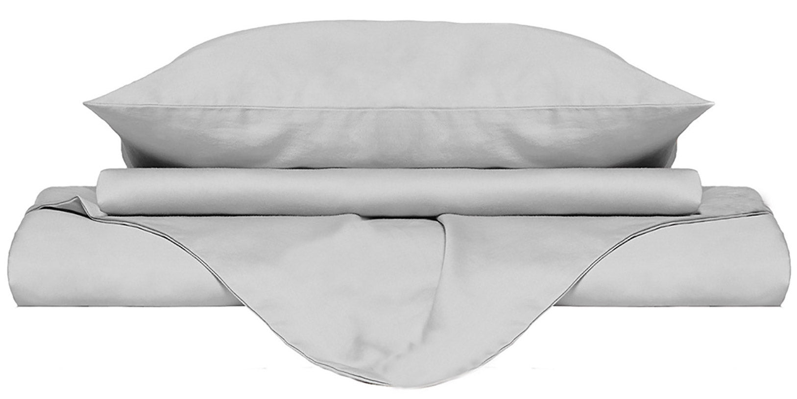 Image of Copripiumino Matrimoniale con Sacco e Federe Doubleface Bianco/Bianco