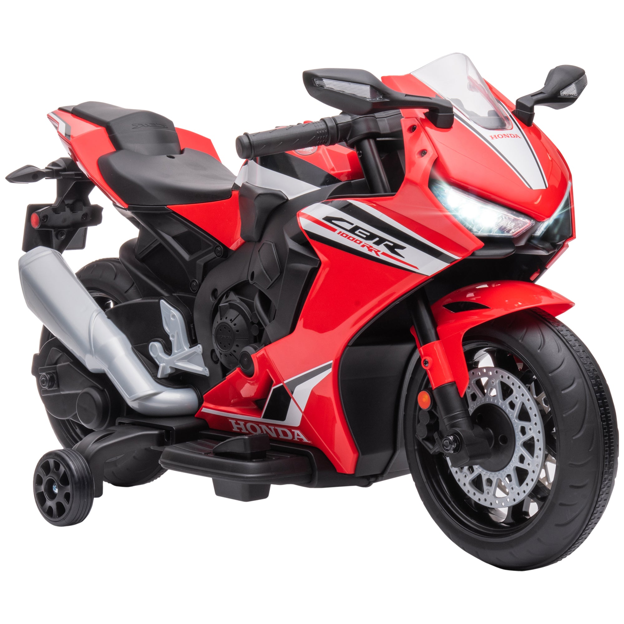 Image of Moto Elettrica per Bambini con Licenza Honda CBR 1000RR 6V Velocità 3km/h Rosso