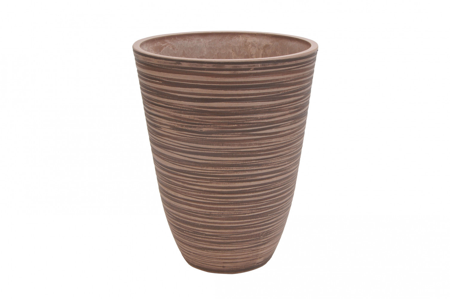 Vaso Piccolo Anemone Ø25,5x32,5 cm in Fibra sintetica Taupe...