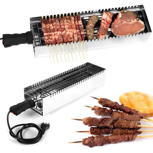 Bistecchiera Griglia Elettrica Cuoci Arrosticini per Spiedini di Carne