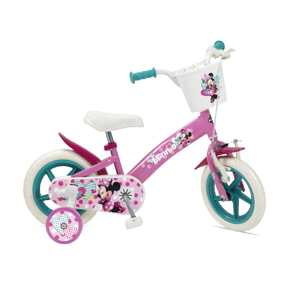 Bicicletta per Bambina 12'' Freni V-Brake con Licenza Disney Minnie...