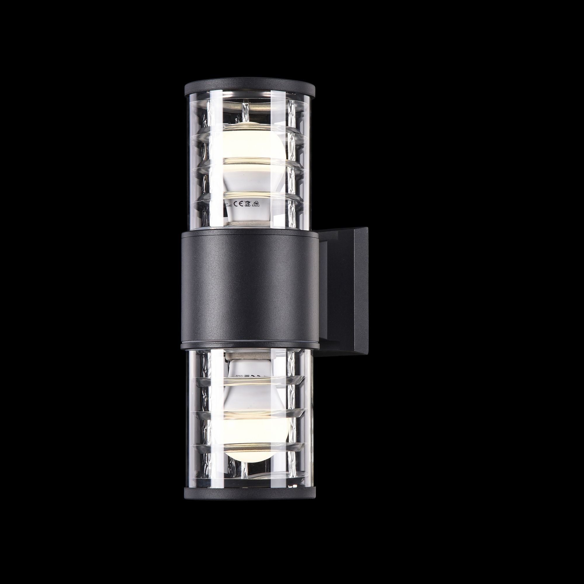 Lampada da parete Outdoor in Alluminio Bronx Nero...