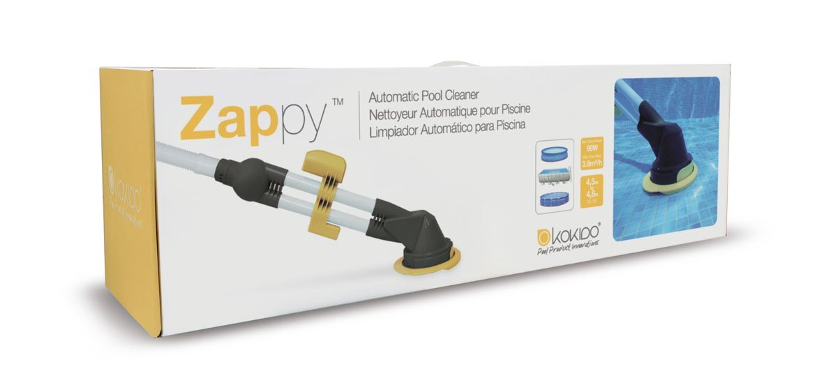 Robot Pulitore Automatico Zappy per Fondo Piscina Pulizia e Manutenzione Kokido...