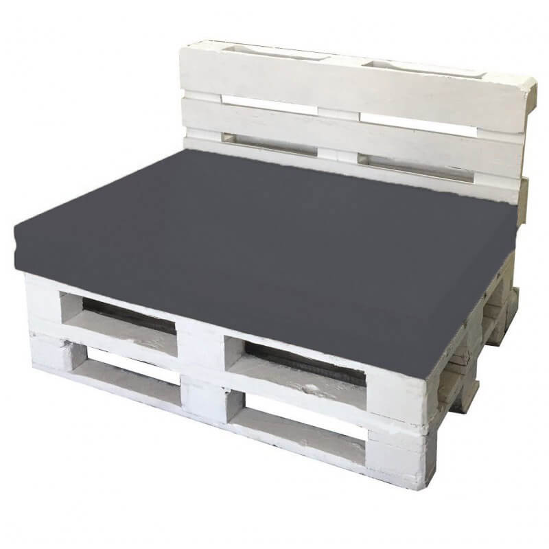Cuscini per Pallet 120x80cm Seduta e Schienale in Poliestere Avalli Grigio...