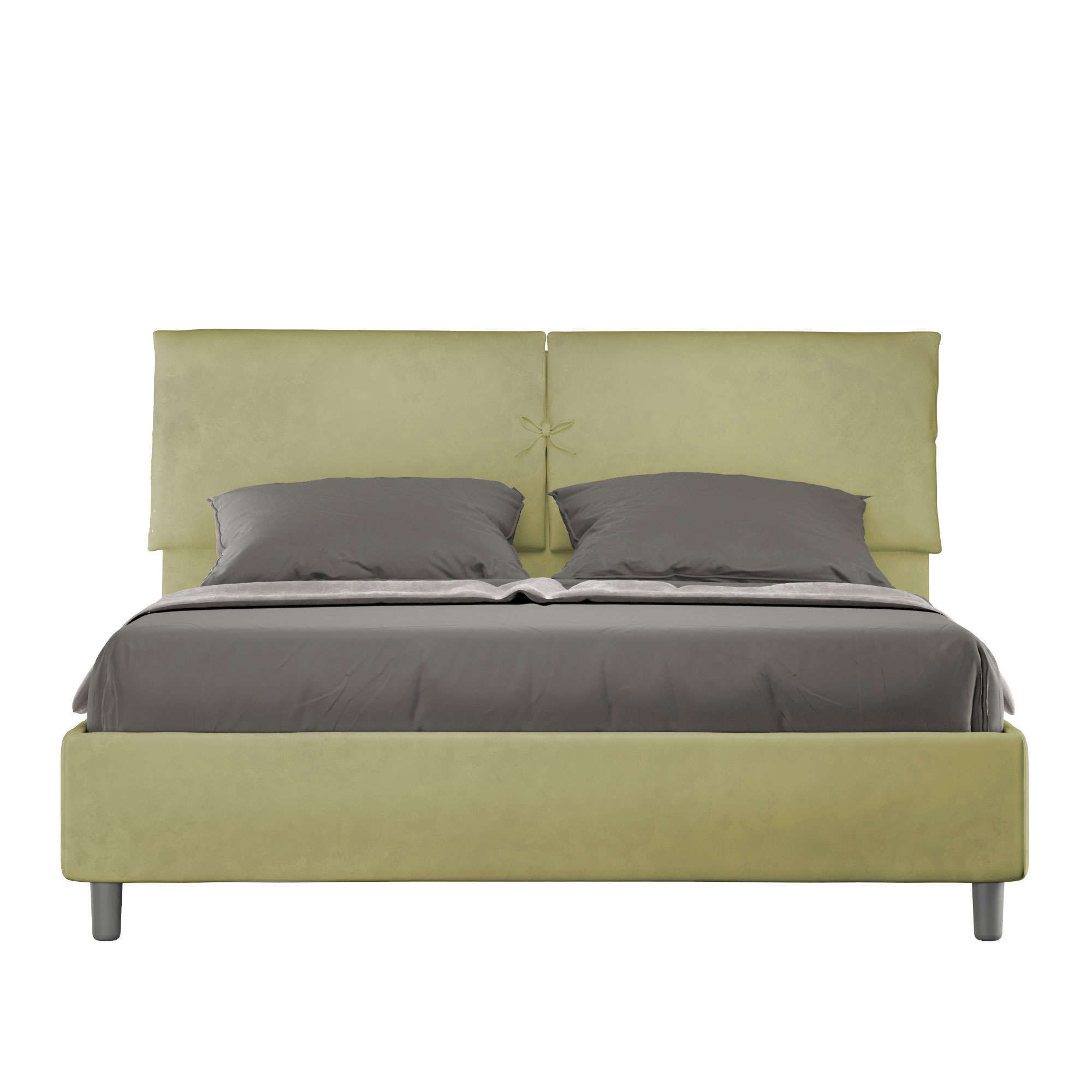 Letto Matrimoniale 160x190 cm Senza Rete Mados Tè verde