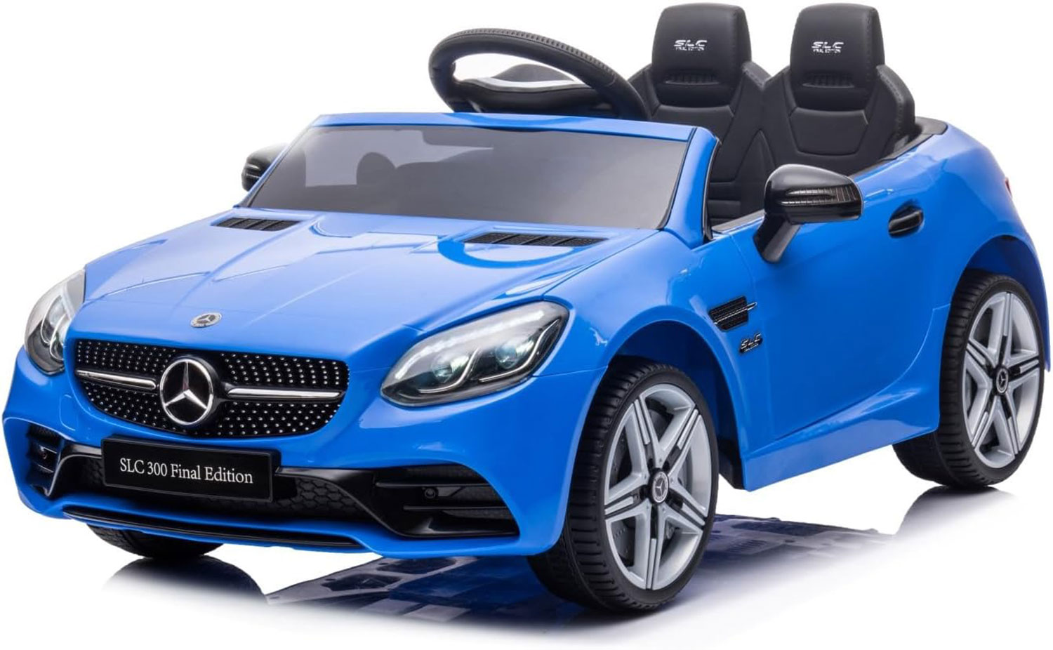 Macchina Elettrica per Bambini Licenza Ufficiale Mercedes SLC 300 Final Edition 10,8V 3,1Ah Blu
