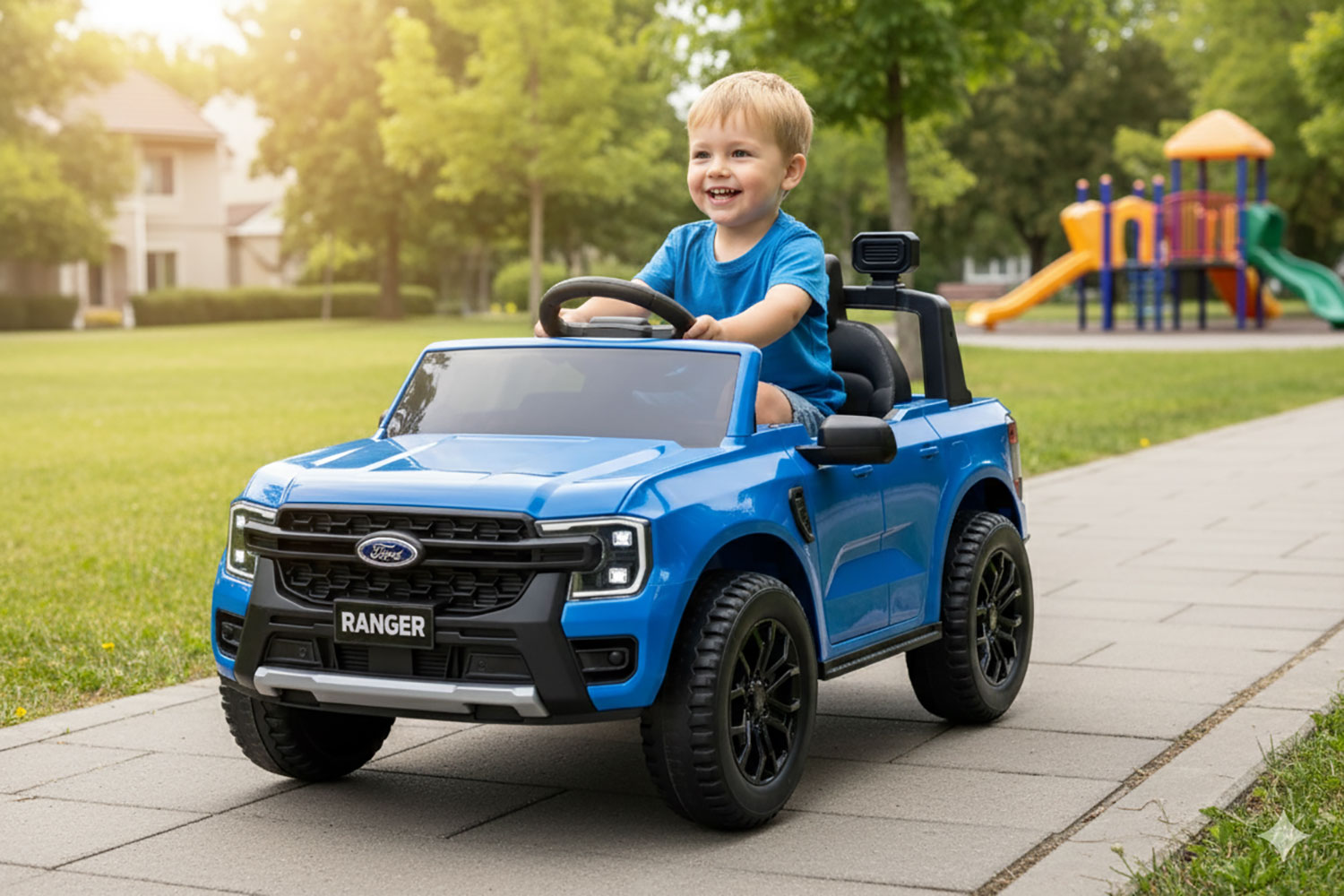 Macchina Elettrica per Bambini Licenza Ufficiale Ford Pick Up 10,8V 3,1Ah Blu...
