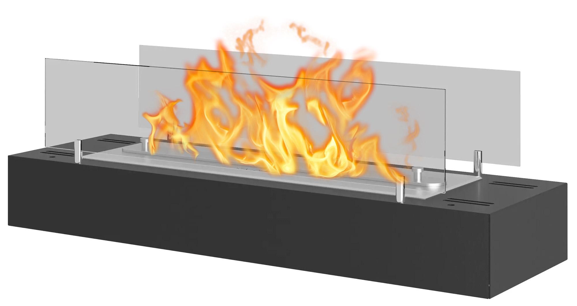 Caminetto A Bioetanolo Da Tavolo ANNTIM - Per Interni Ed Esterni Con Vetro Temperato E Pietre Decorativo - Foto 7