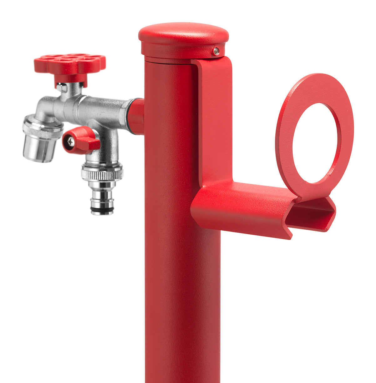 Portatubo per Fontane da Giardino in Acciaio Belfer 42/PGS Rosso...