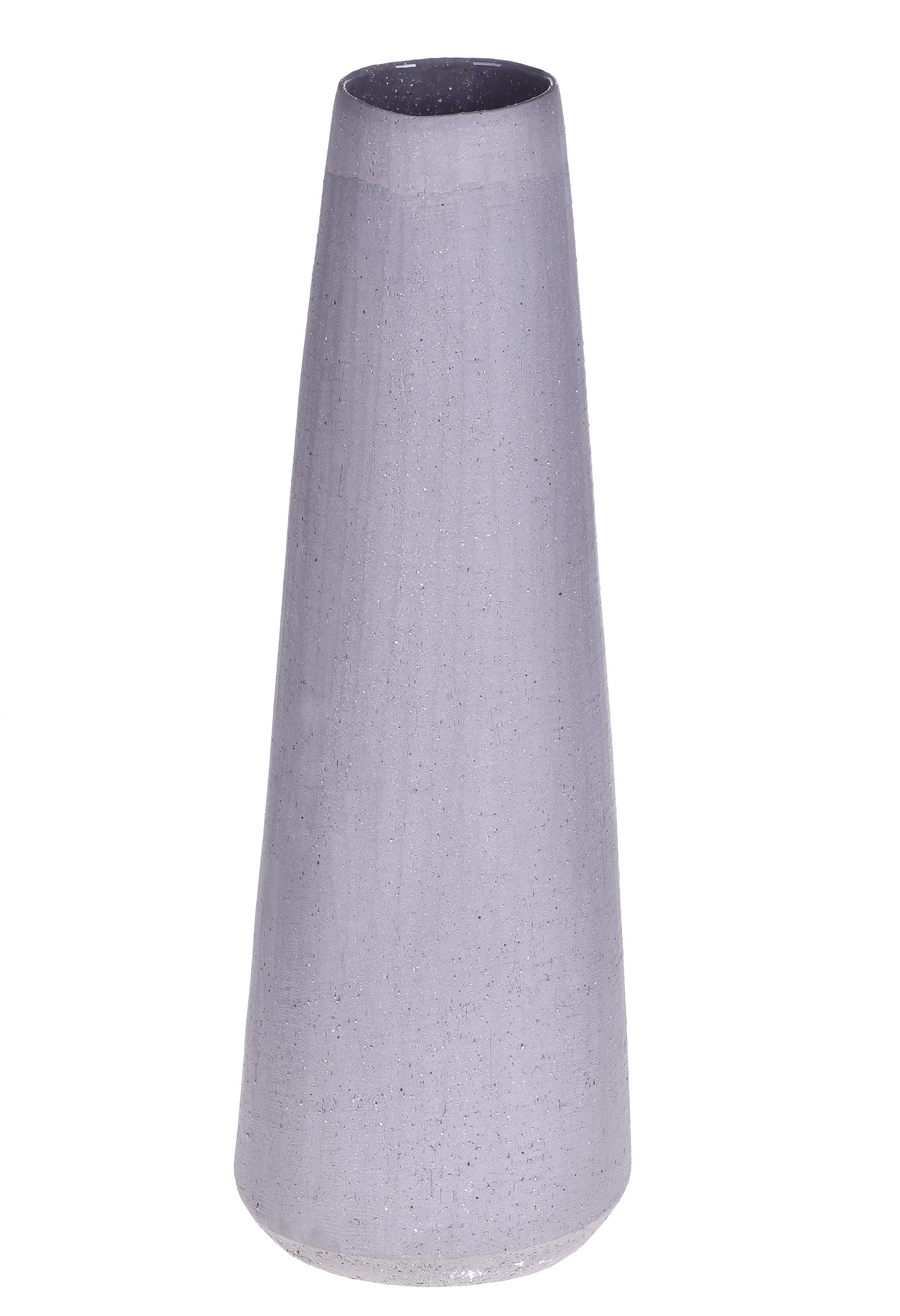 Image of Vaso Cachepot grigio in Ceramica H 54 cm