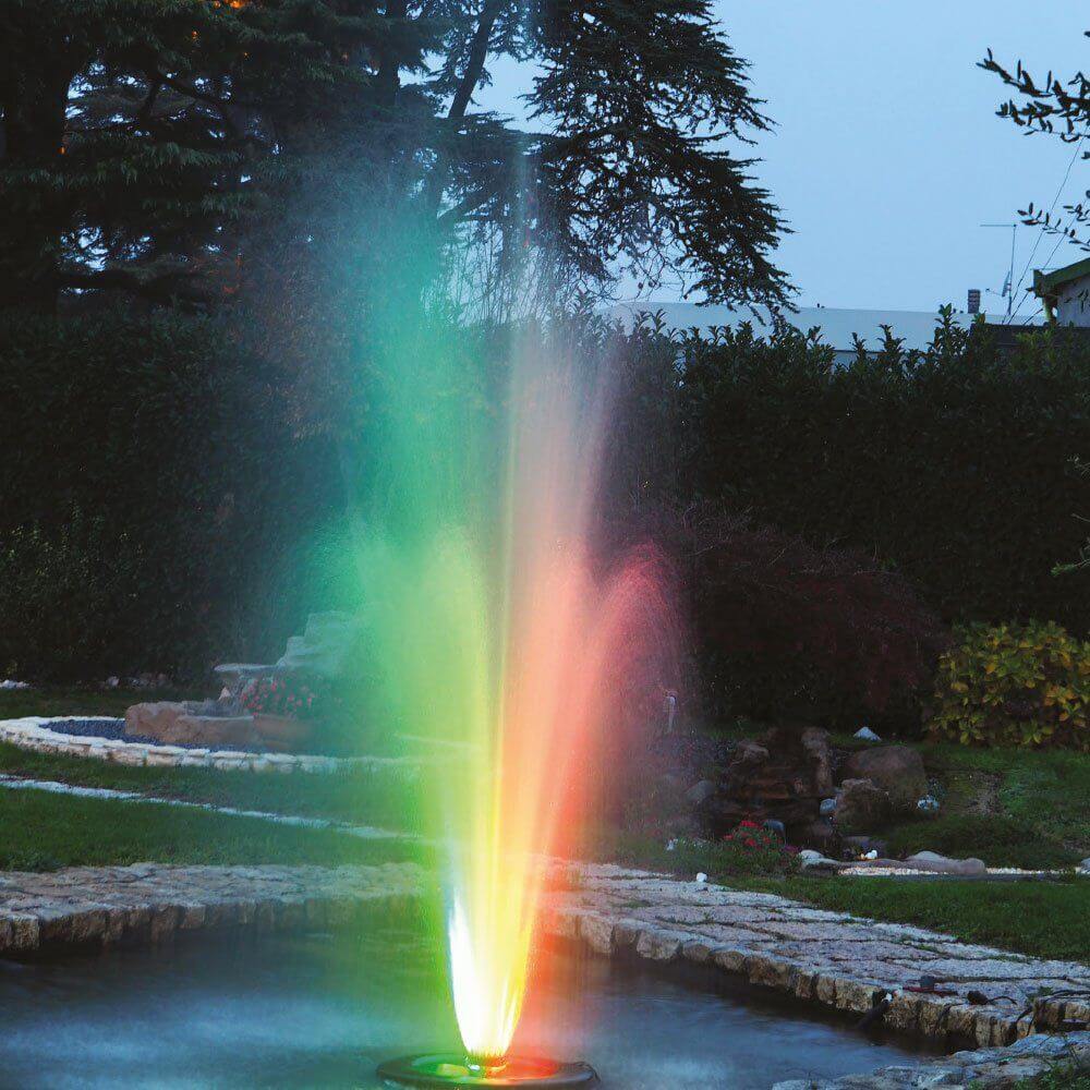 Faretto per Laghetti da Giardino a LED 18W Luce Multicolore...